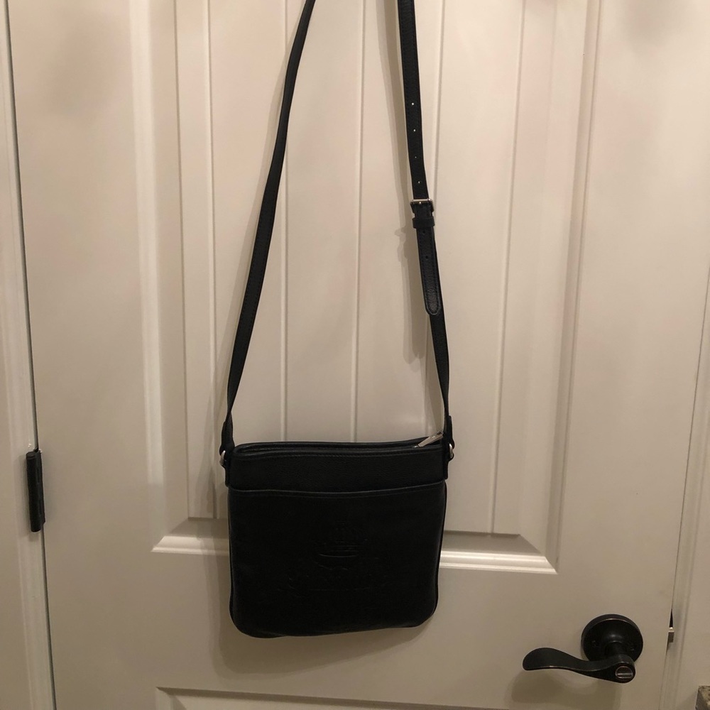 Ralph Lauren black leather crossbody
